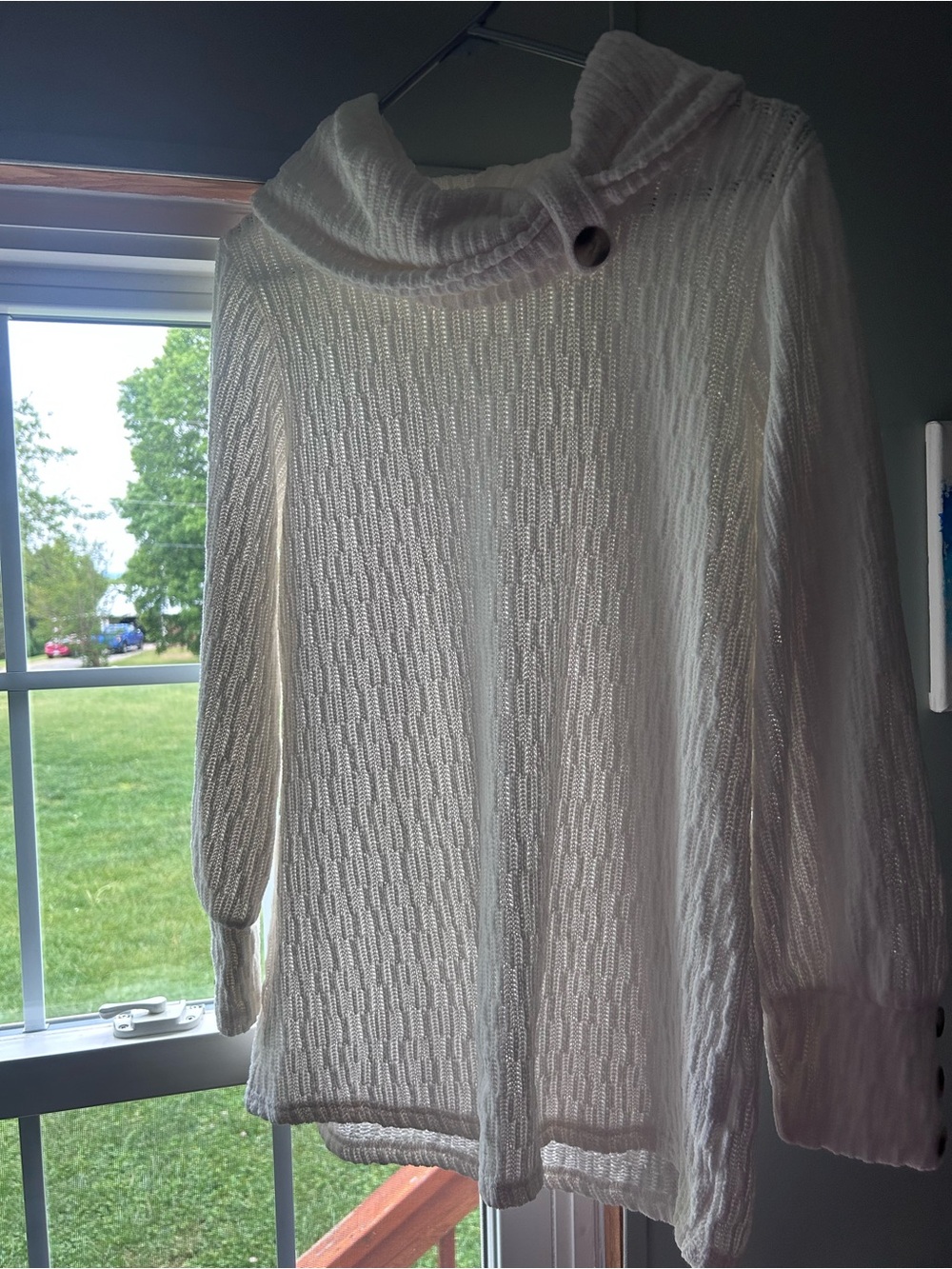 Indigo Soul Cable Knit sweater